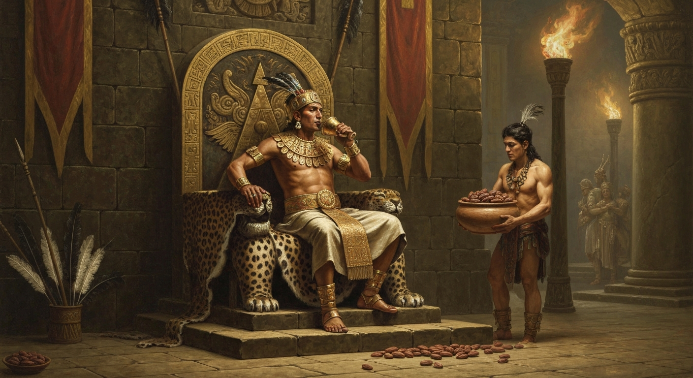 아즈텍인은 카카오콩으로 노예를 샀다