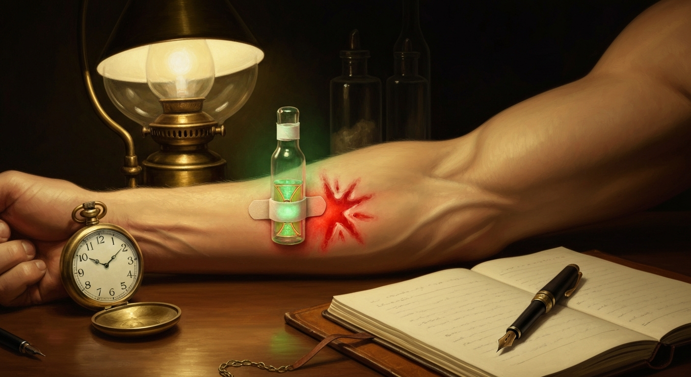 피에르는 자기 팔에 라듐을 10시간 묶고 살이 타는 과정을 기록했다