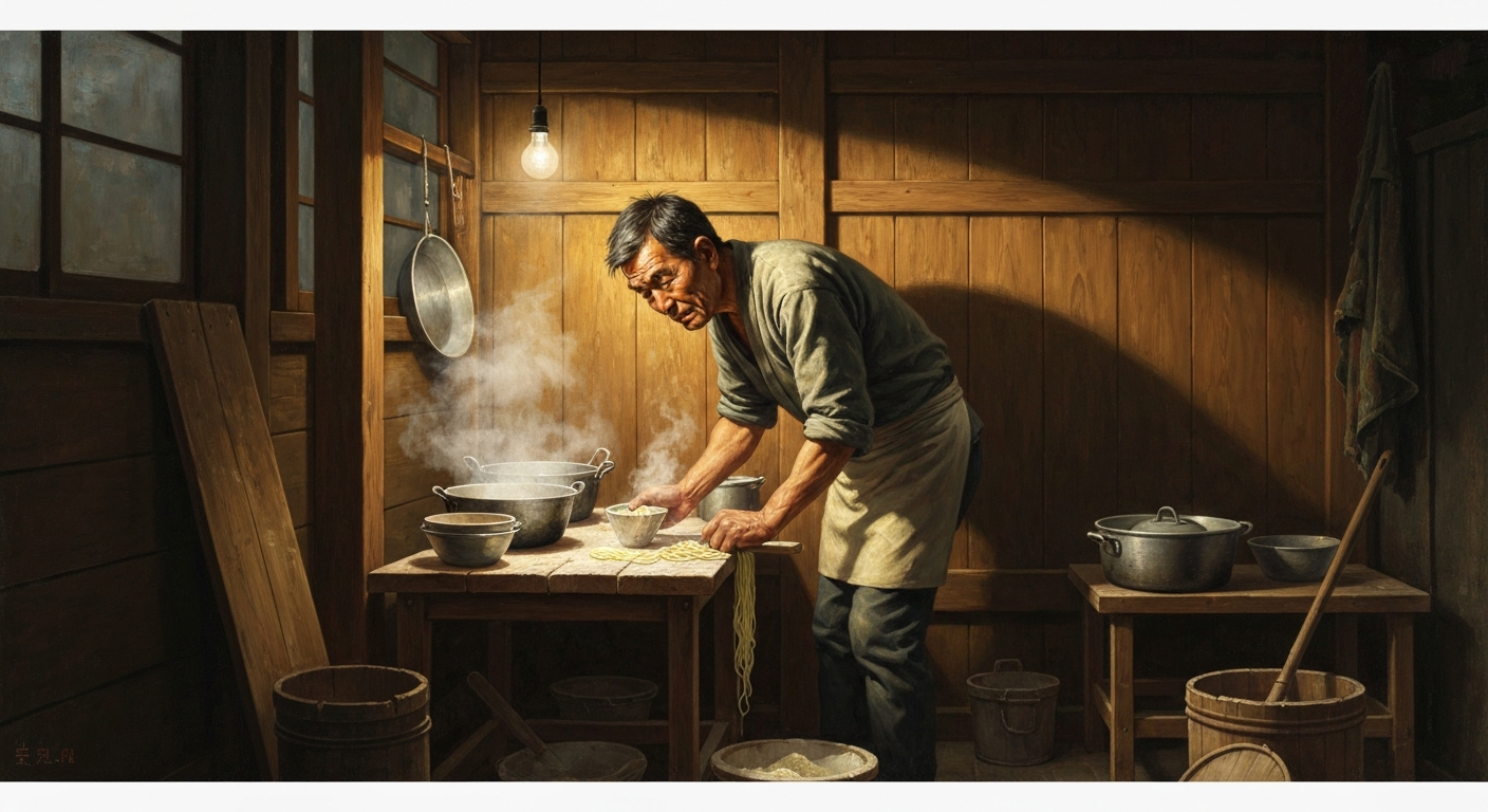 파산한 48세 남자가 창고에 틀어박혔다