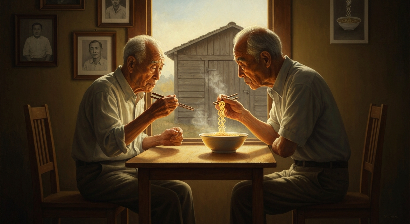 안도는 96세에 매일 치킨라면을 먹다 세상을 떴다