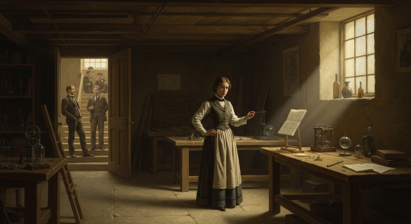 마이트너는 지하 목공실에서 물리학을 시작했다