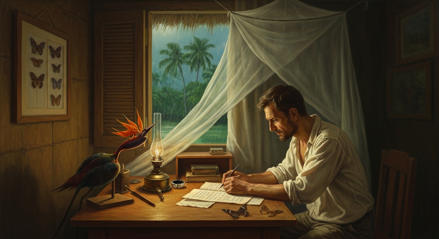 월리스는 말라리아 열병 속에서 진화론을 썼다