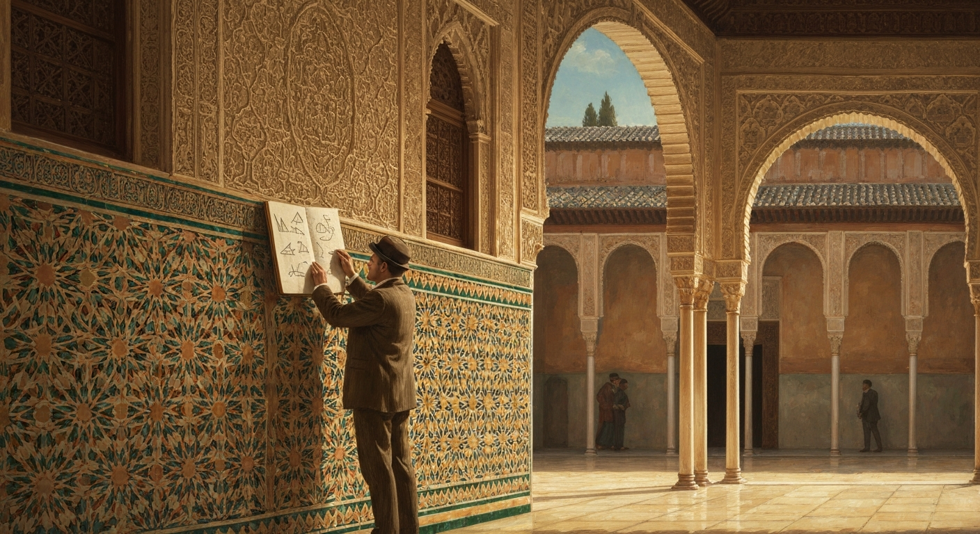 에셔는 알함브라 타일을 14일간 베꼈다