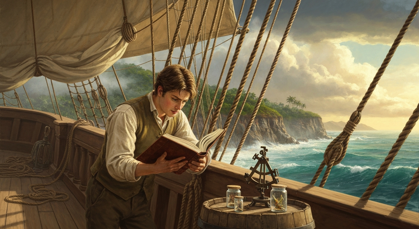 다윈은 라이엘의 책을 비글호에 들고 탔다