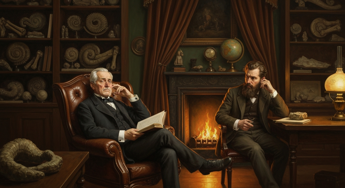 라이엘은 제자의 진화론을 가장 늦게 받아들였다