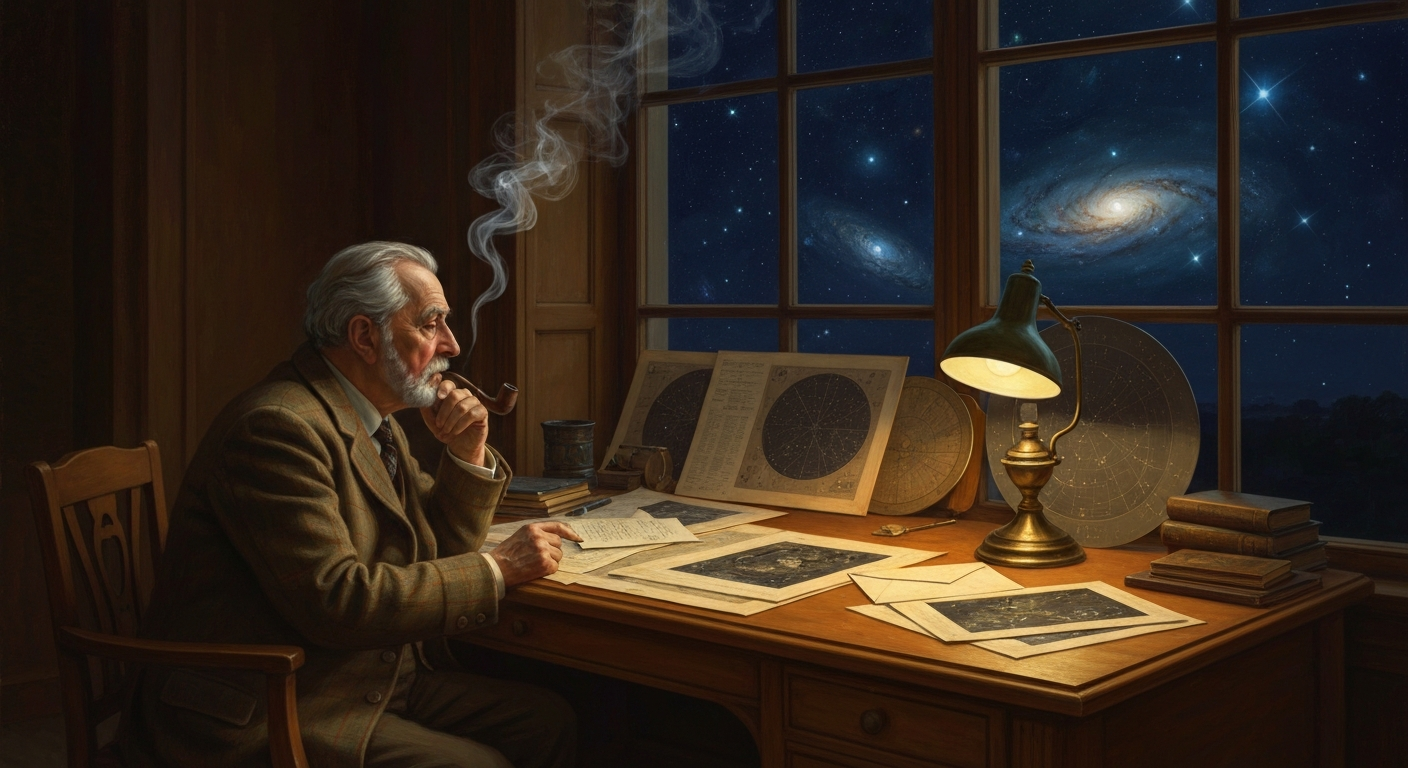 허블은 죽을 때까지 '빅뱅'을 믿지 않았다