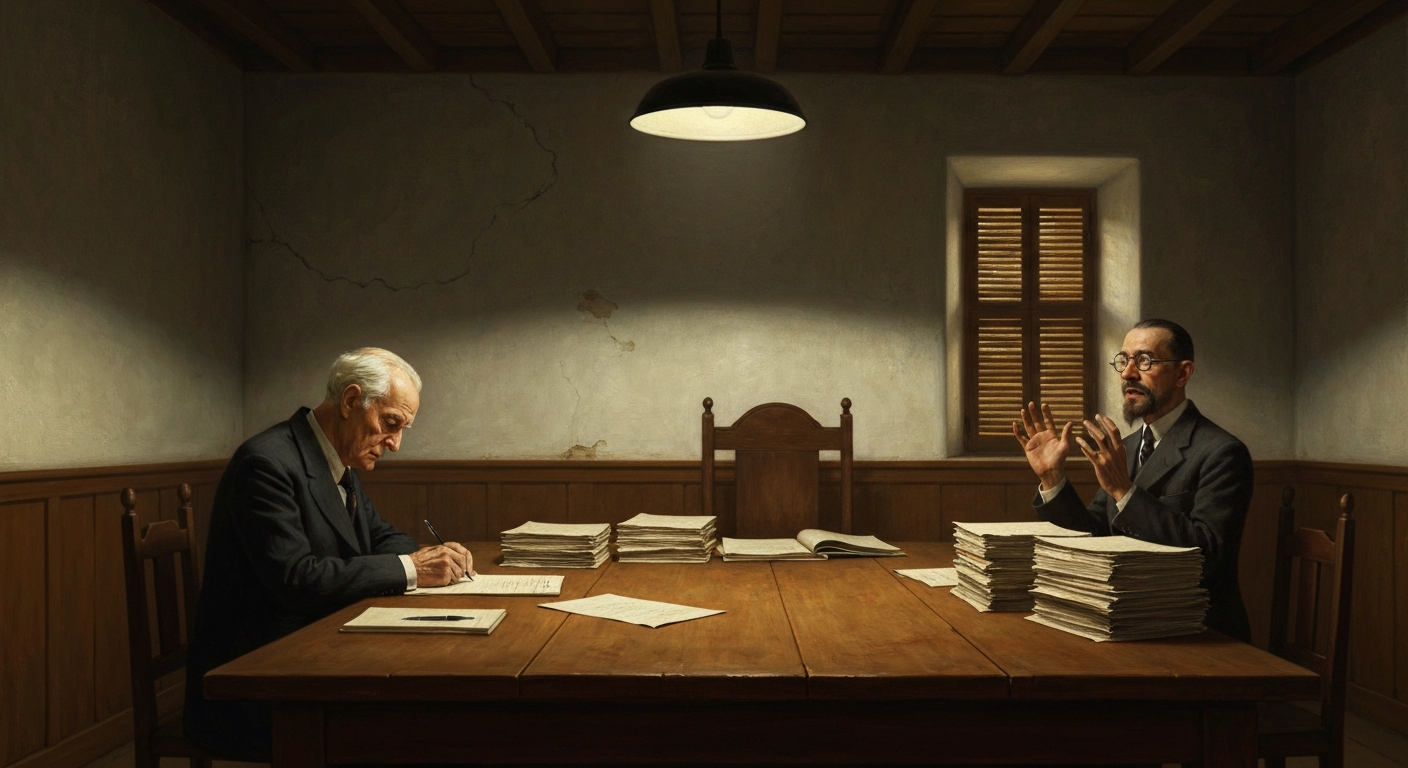 78세의 듀이는 멕시코에서 트로츠키에게 무죄를 선고했다