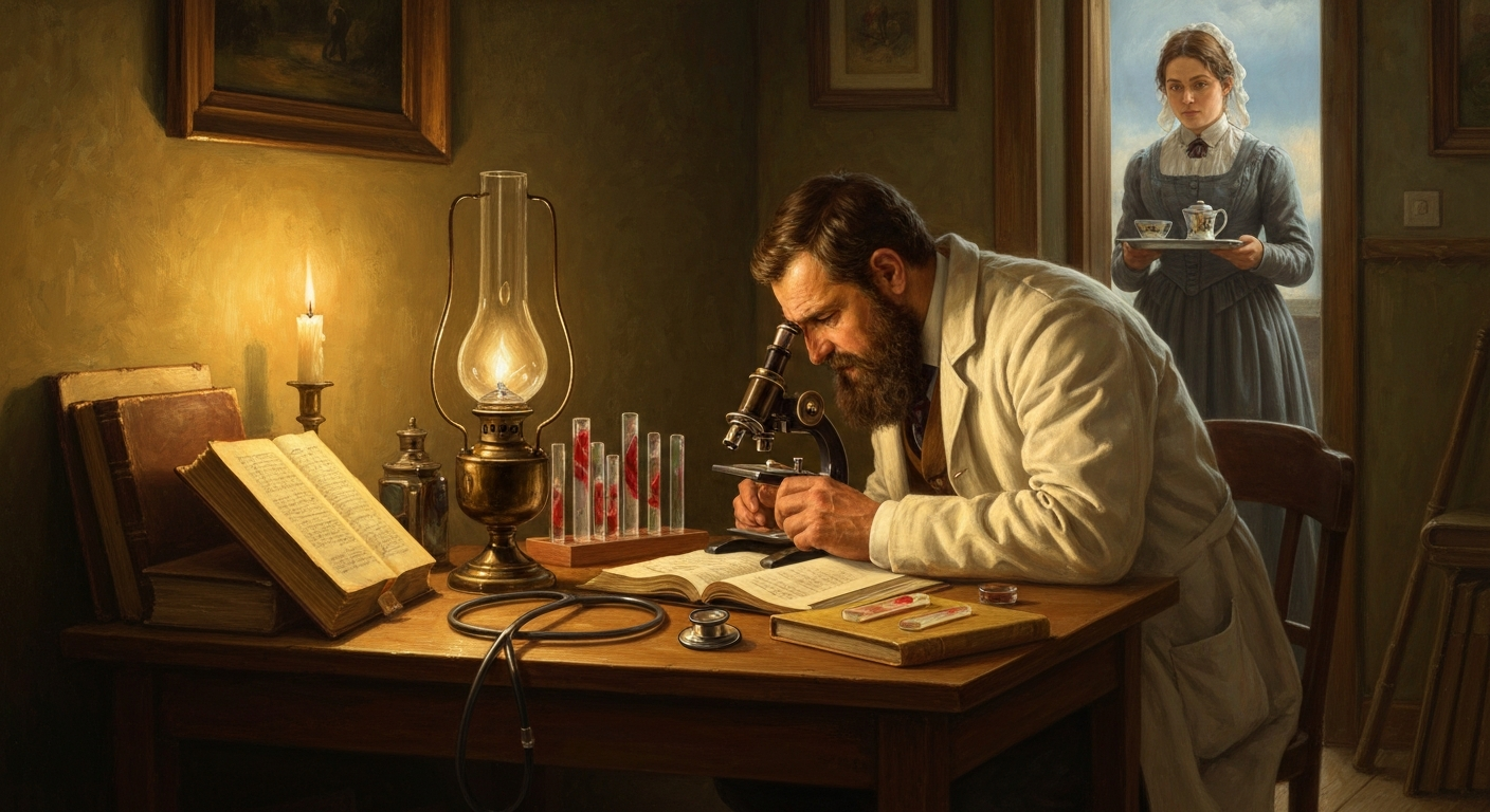 코흐는 시골 진료실 옆방에서 세균을 배양했다