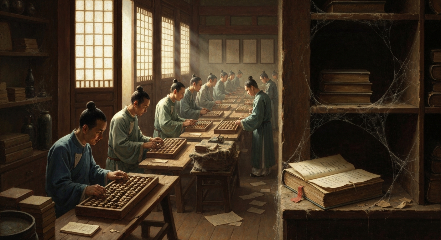 명나라는 그의 수학을 버리고 주판을 택했다