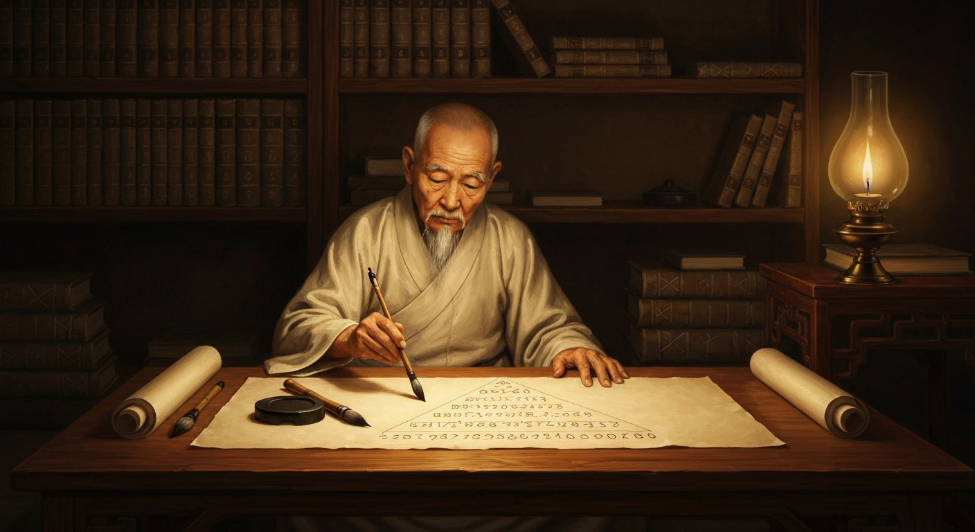 그는 파스칼보다 300년 먼저 '파스칼의 삼각형'을 그렸다