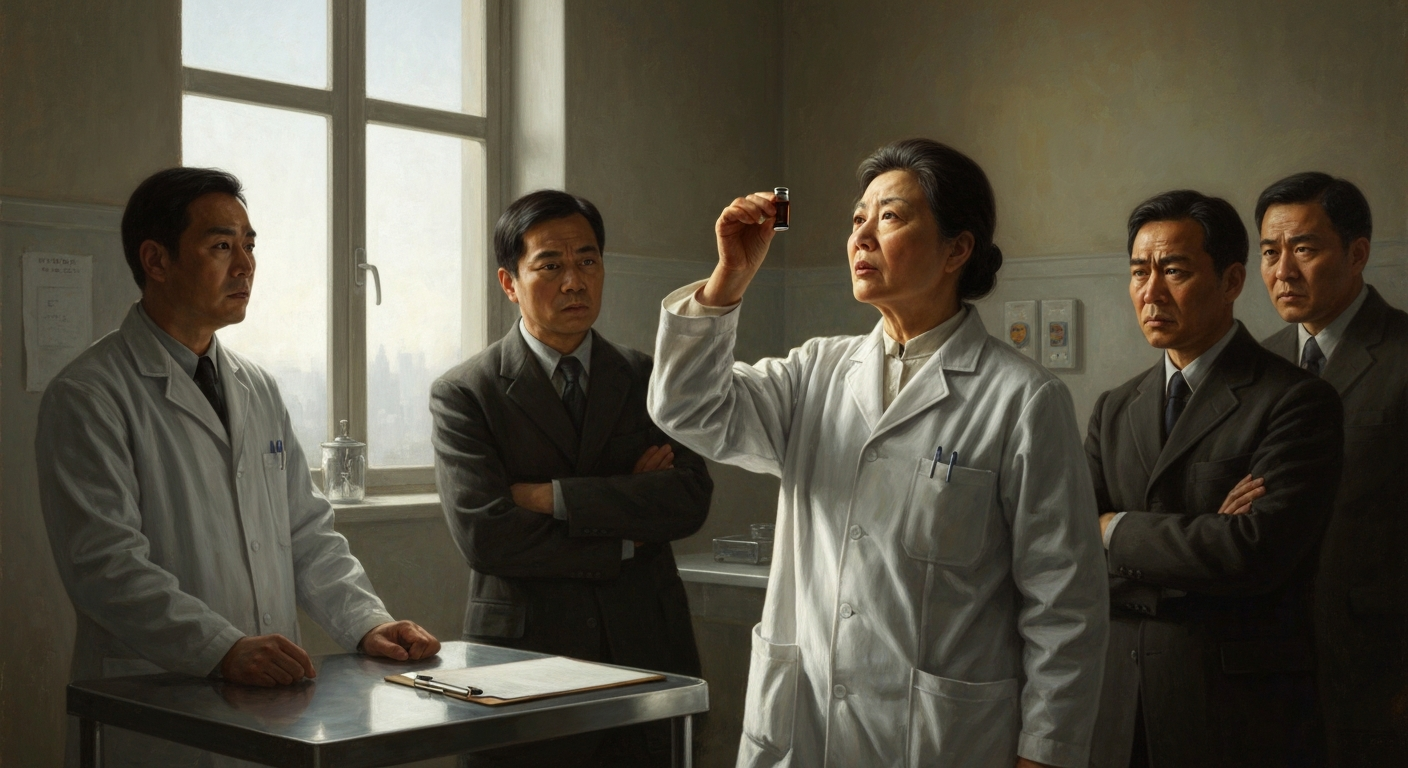 투유유는 자기 몸에 먼저 약을 먹였고, 여전히 삼무 과학자다