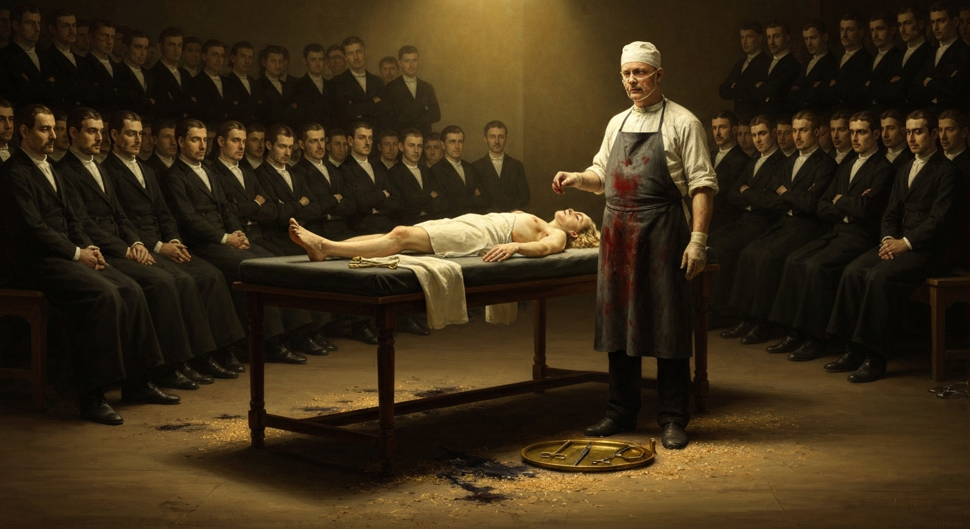 외과의들은 피 묻은 가운을 훈장처럼 달고 다녔다