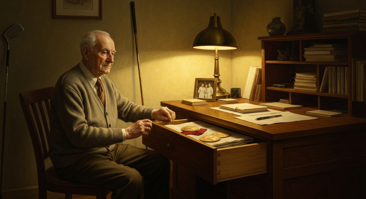 존 바딘은 노벨상 메달 두 개를 서랍에 넣어 두었다