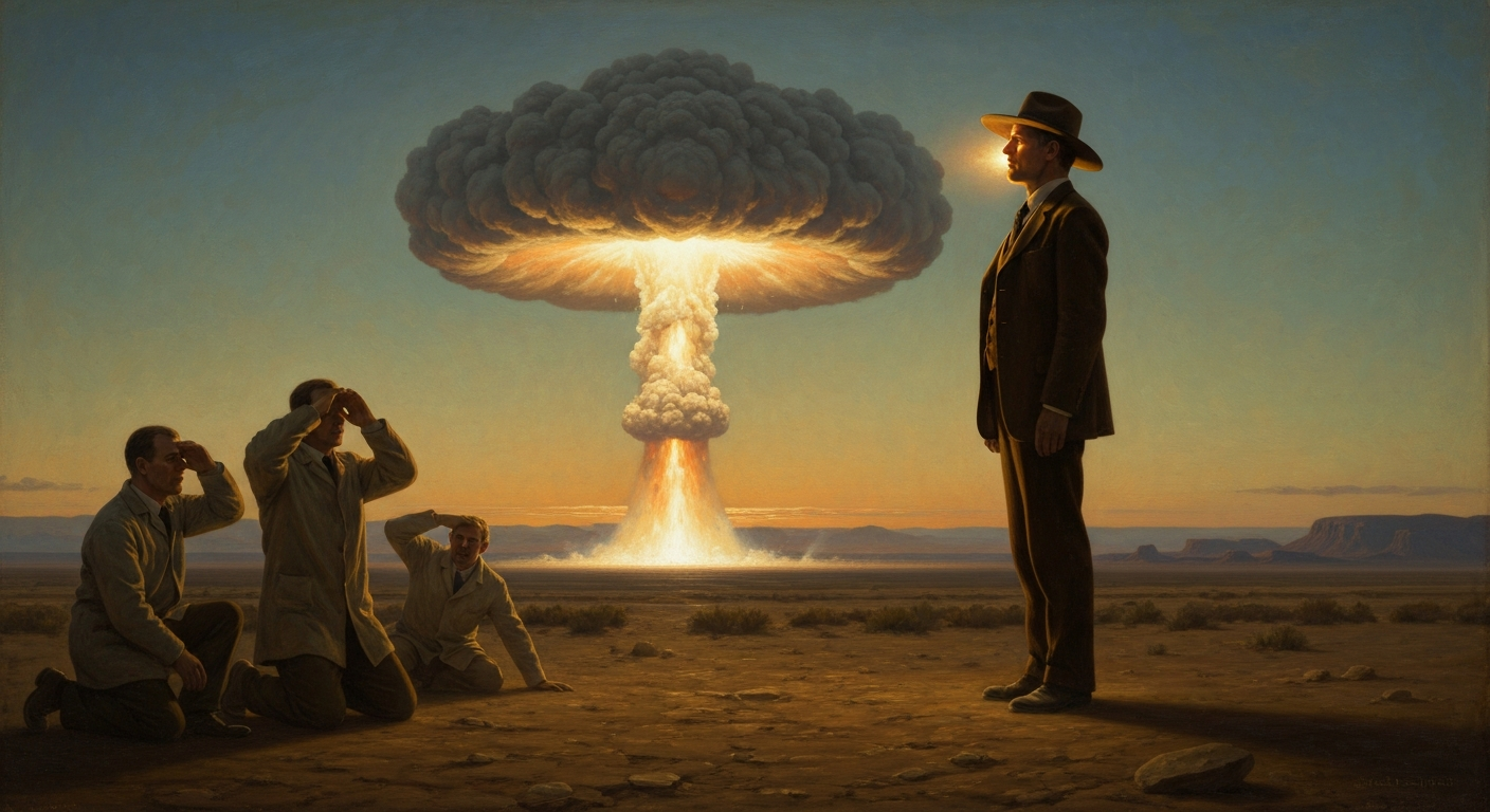 오펜하이머는 폭탄 성공 직후 '이제 나는 죽음이 되었다'고 말했다