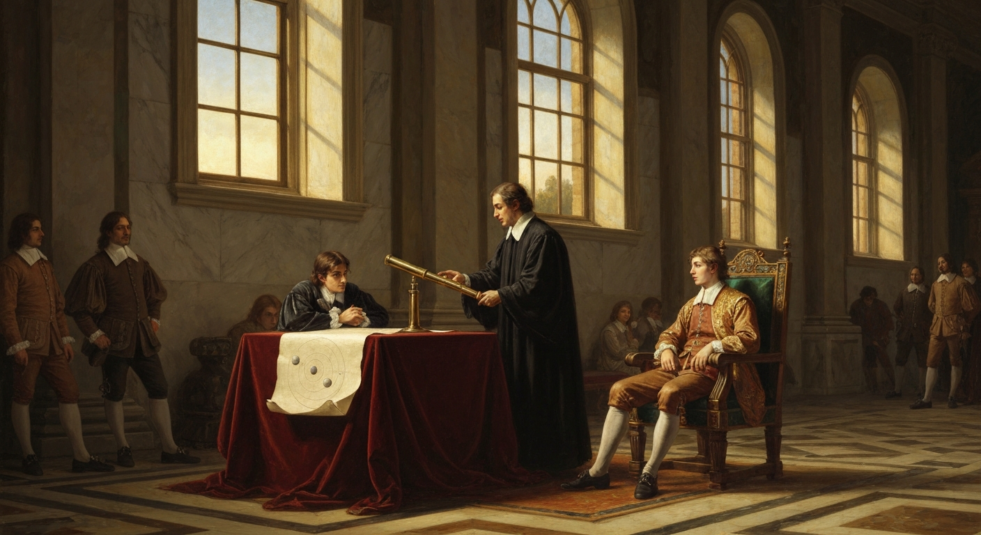 갈릴레오는 목성의 위성을 메디치에게 헌정했다