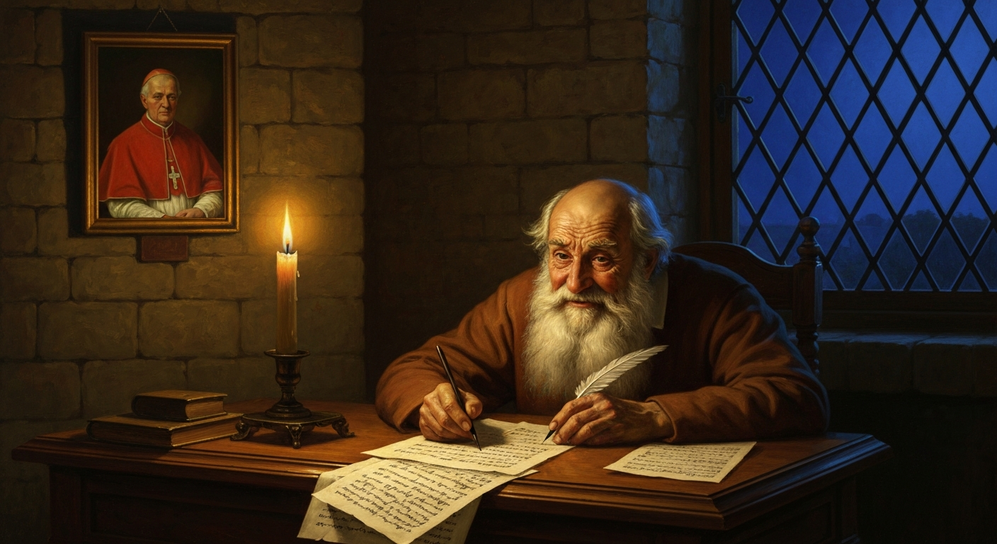 갈릴레오는 책 속에서 친구 교황을 '바보 캐릭터'로 그렸다