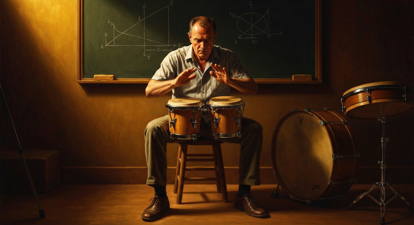 파인만은 노벨상 수상 직전 봉고를 두드리고 있었다