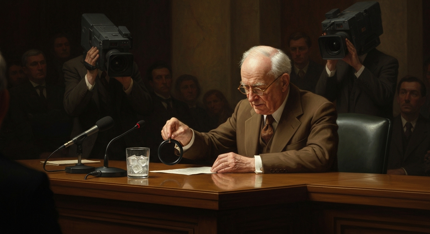 노벨상 물리학자가 청문회에 얼음물을 들고 갔다