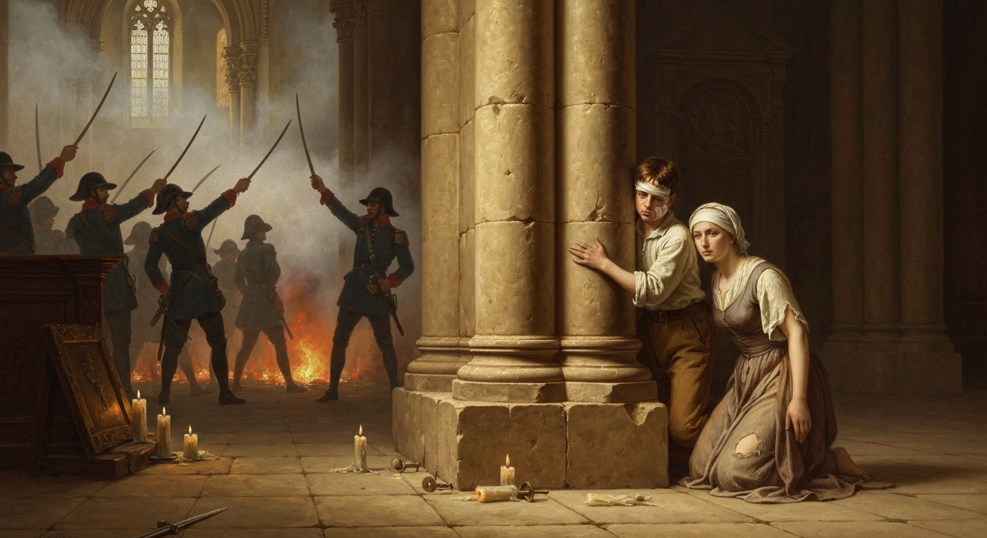 타르탈리아는 12살에 병사의 칼에 입을 잃었다