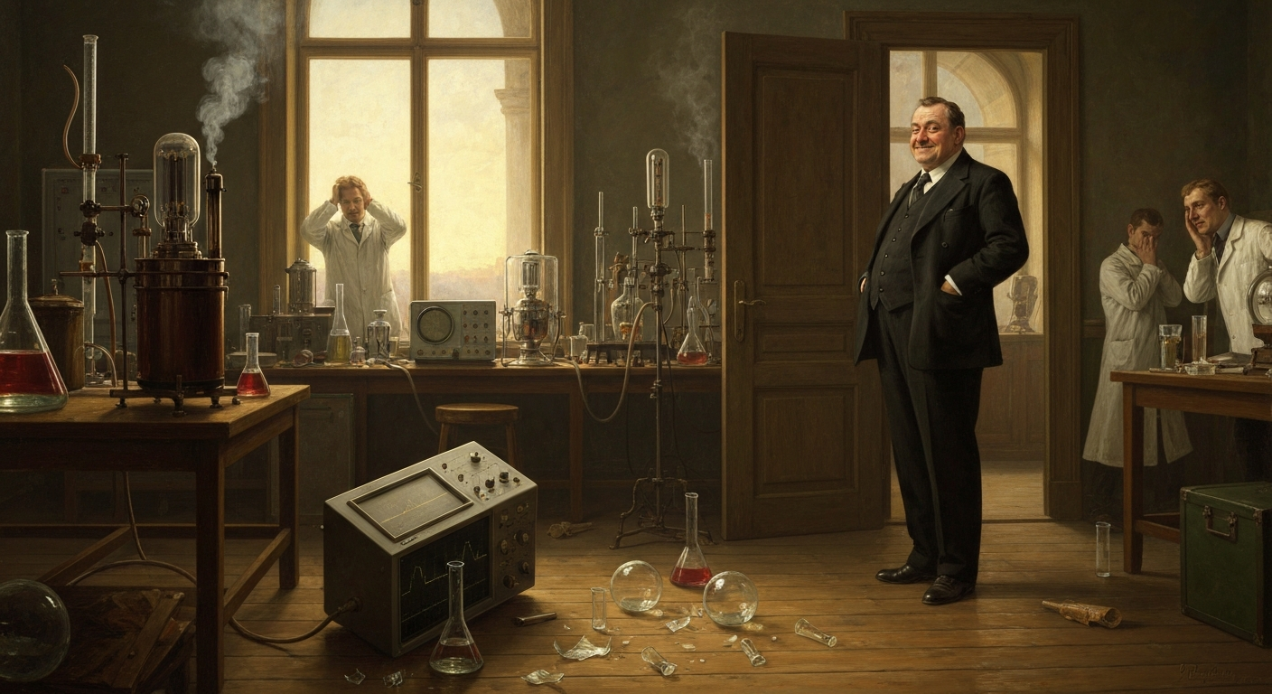 파울리가 실험실에 들어서면 장비가 부서졌다