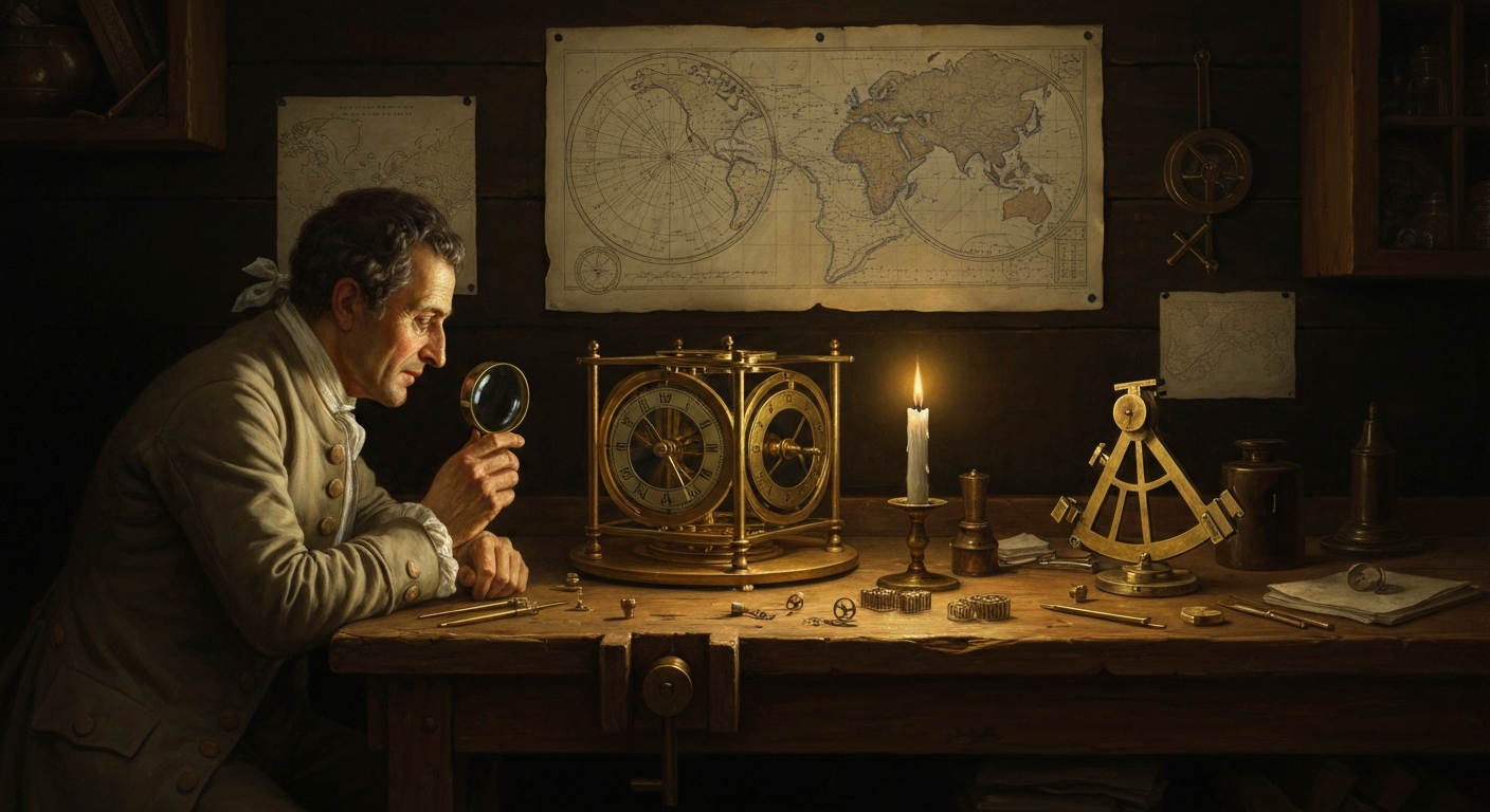 존 해리슨이 시계 하나로 대양을 측정했다