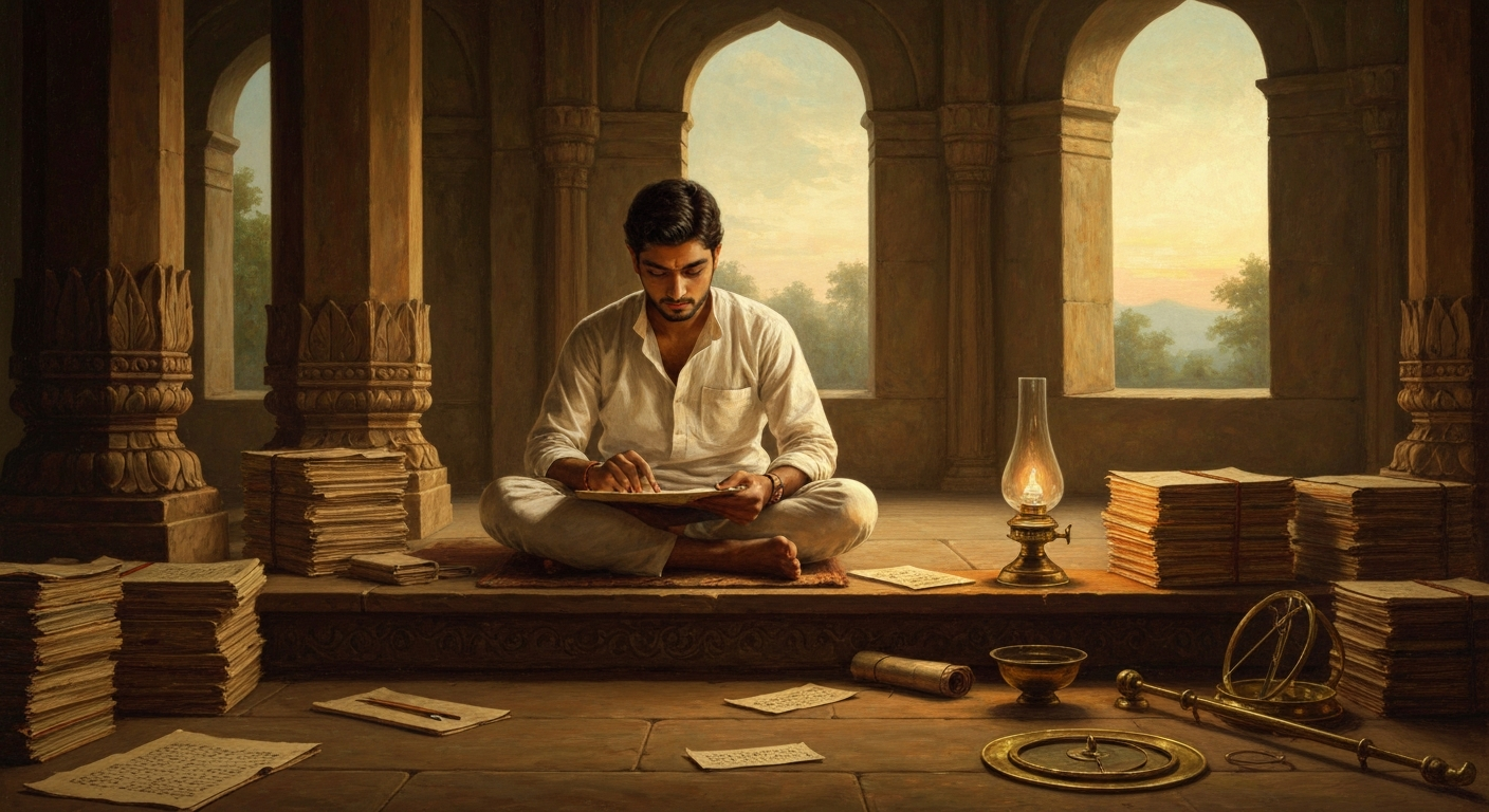 아리아바타는 23살에 우주를 한 권으로 정리했다