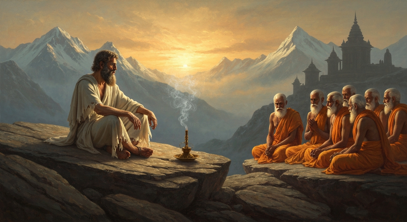 아폴로니우스는 브라만을 만나러 인도까지 걸어갔다