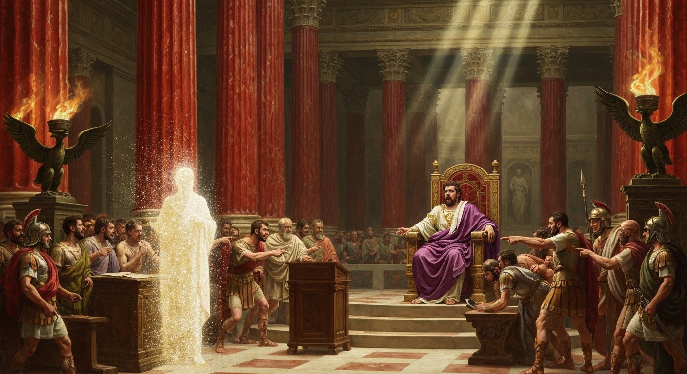 도미티아누스 법정에서 아폴로니우스는 사라졌다