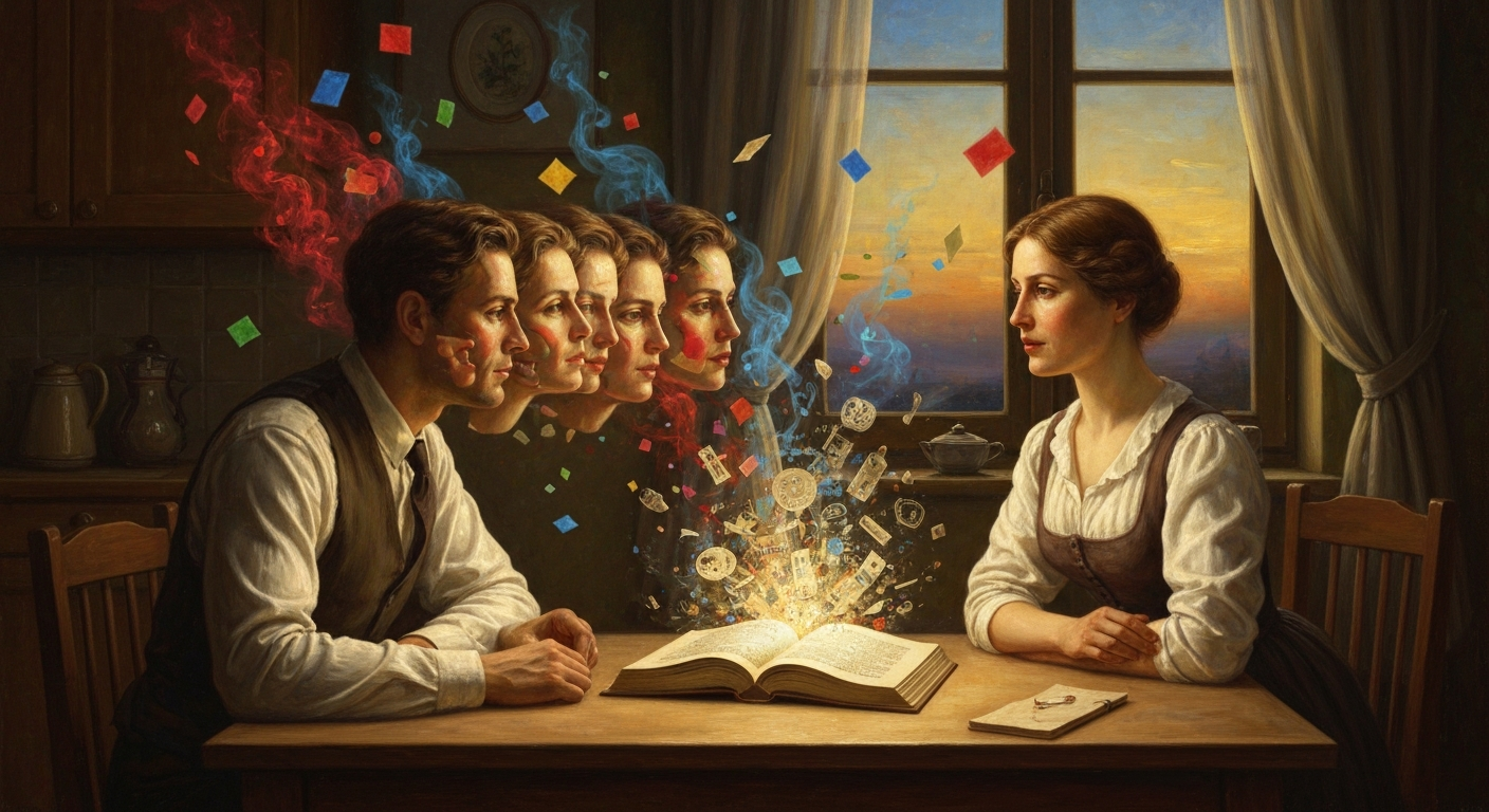 그는 아내 얼굴을 매번 처음 본 사람처럼 봤다