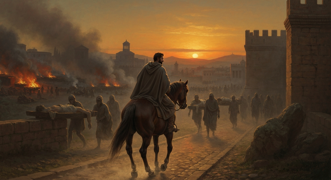 갈레노스는 역병이 퍼지자 로마를 떠났다