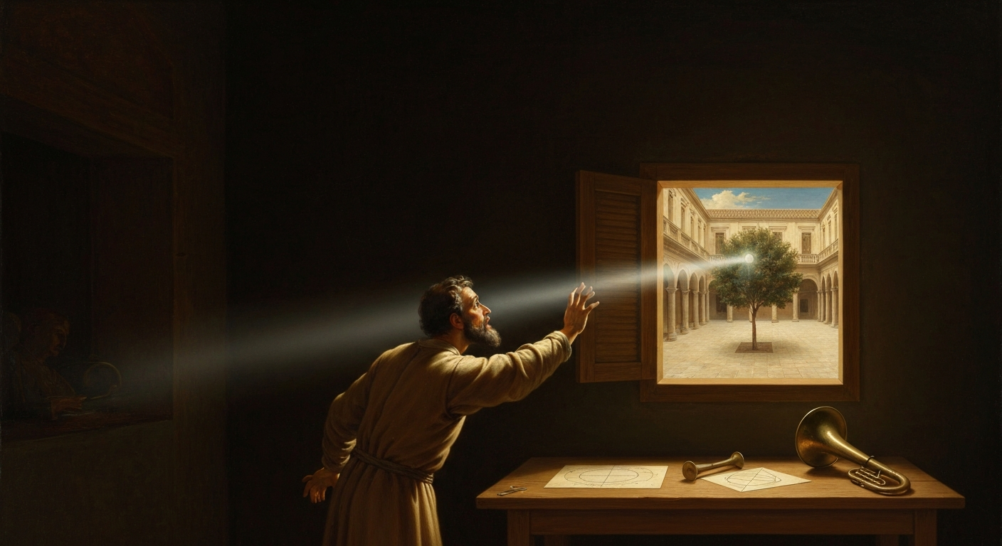 알하지젠은 '눈이 빛을 쏜다'는 천 년의 통념을 뒤집었다