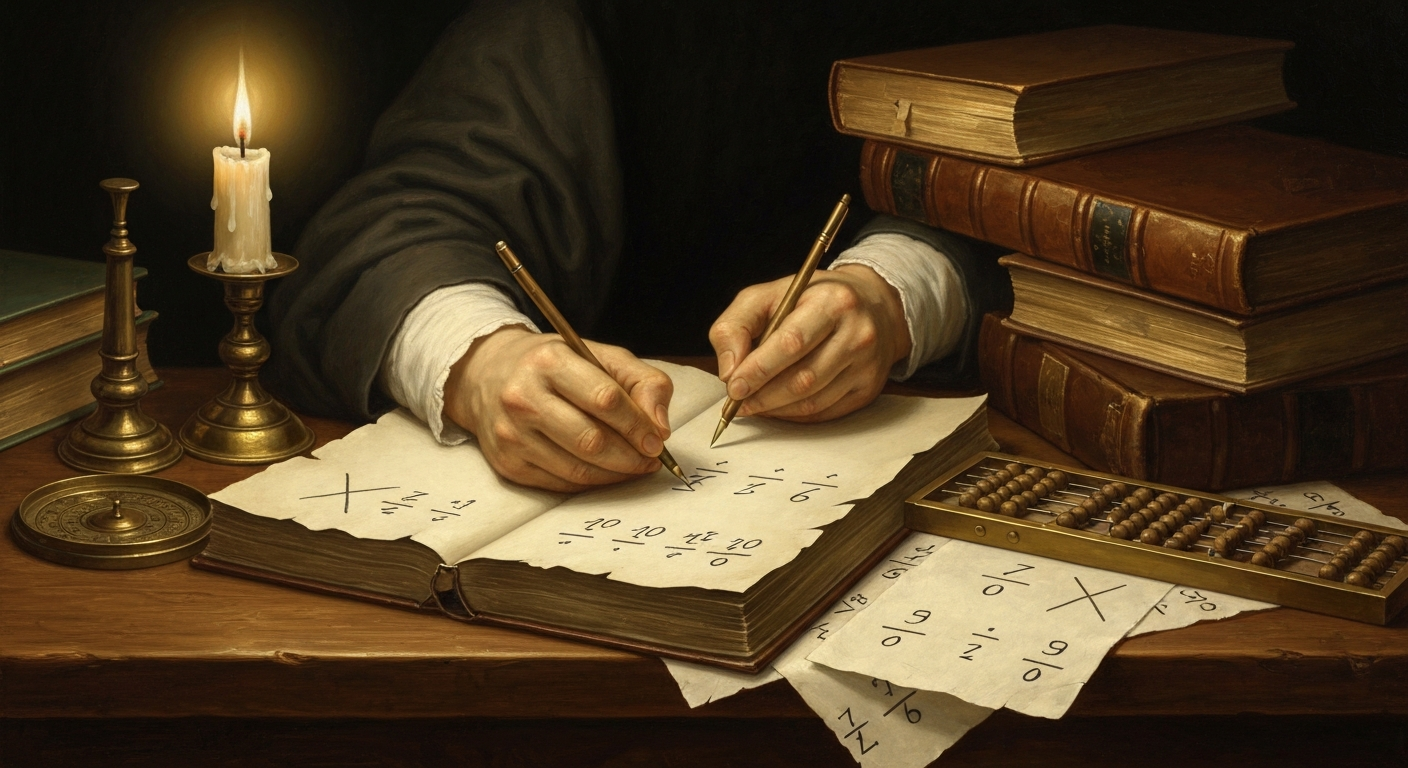 스테빈의 점 하나가 유럽의 계산을 뒤집었다