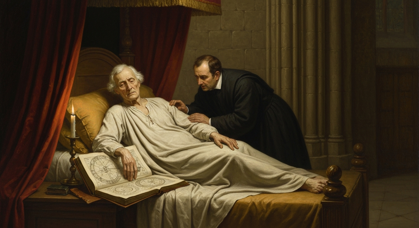 코페르니쿠스는 죽는 날 자신의 책을 손에 받았다