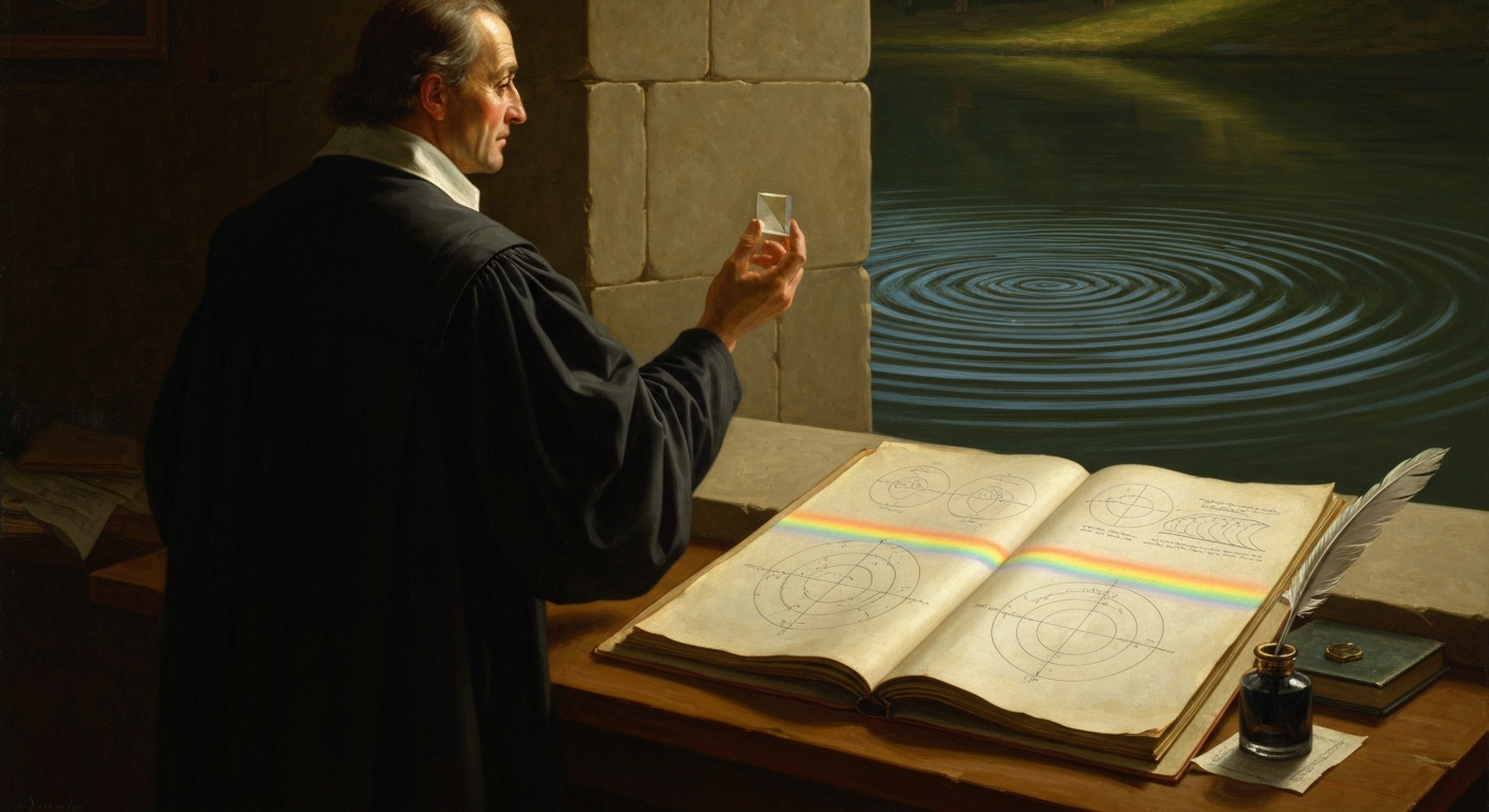 뉴턴이 호이겐스의 빛 이론을 200년 묻었다