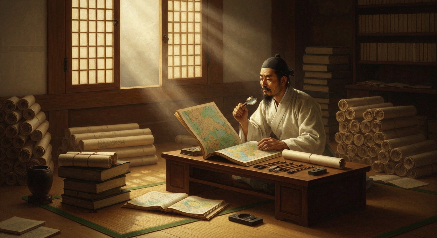 실제 김정호는 산을 오른 사람이 아니다