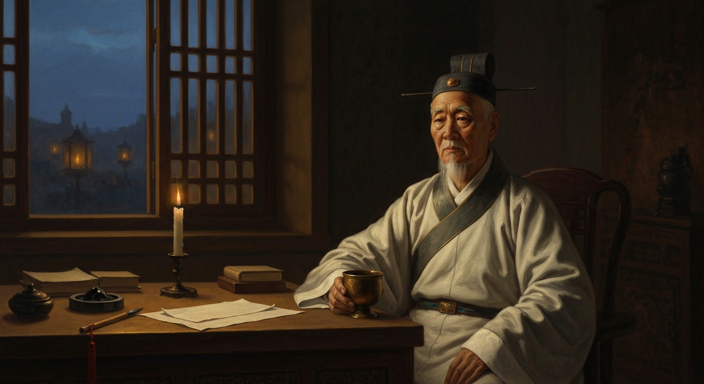 채륜은 목욕하고 가장 좋은 옷을 입은 뒤 독을 마셨다