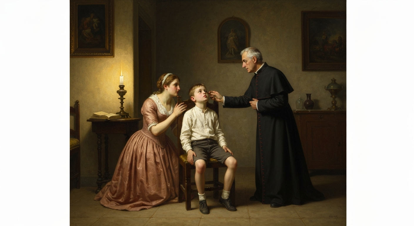 볼타는 4살까지 한마디도 못 했다