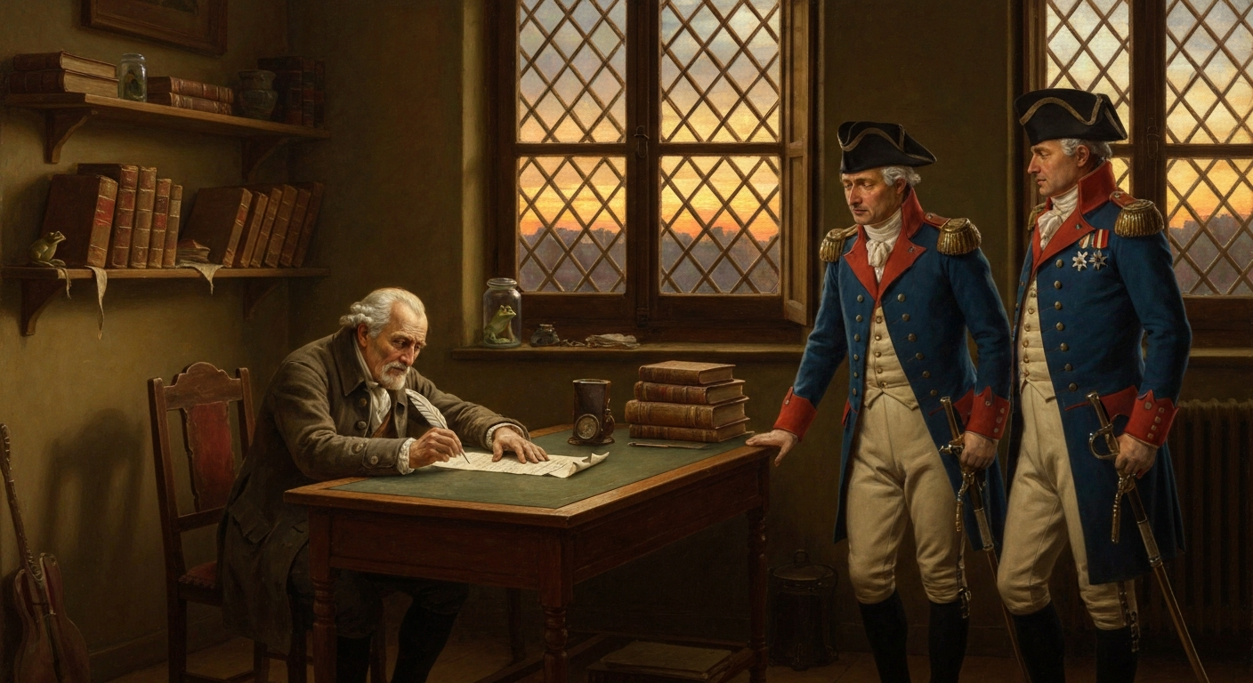 갈바니는 충성 맹세 대신 가난을 택했다