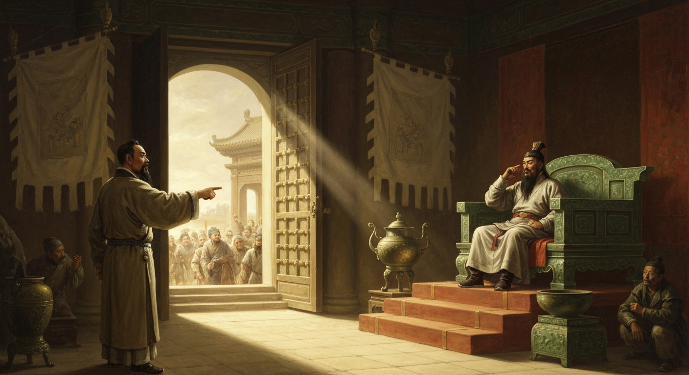 맹자가 제선왕에게 폭군은 죽여도 된다고 했다