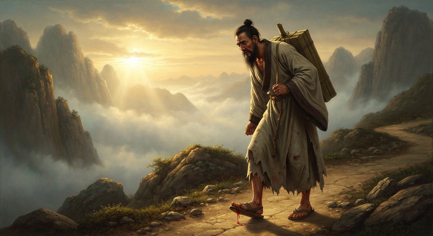 묵자는 전쟁을 막으러 열흘 밤낮 산을 넘었다