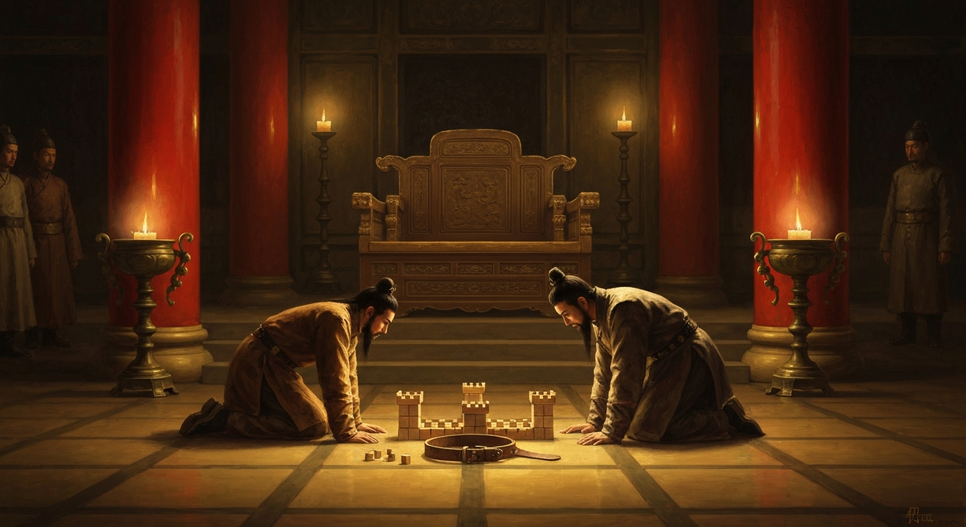 묵자는 초왕 앞에서 모의전쟁을 두어 이겼다