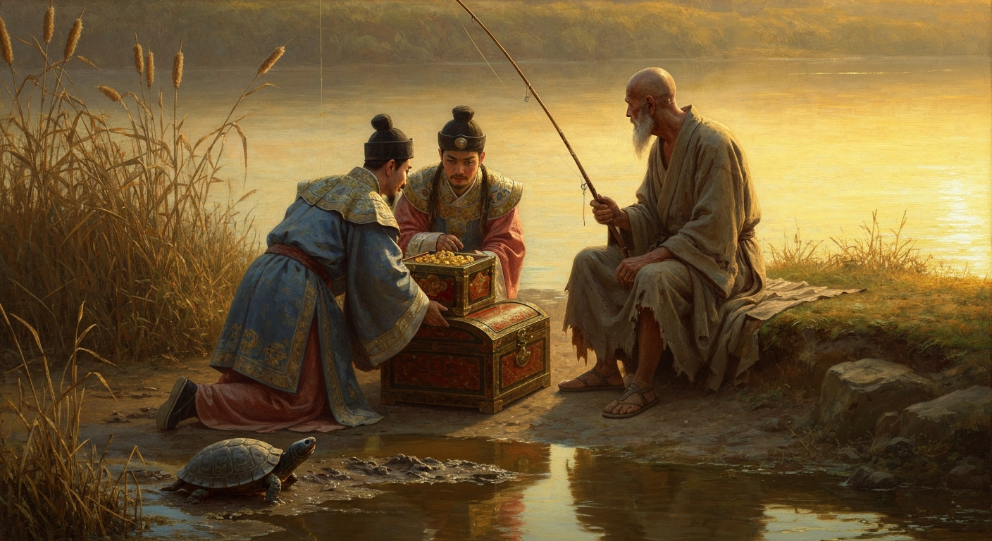 장자는 초나라 재상 자리를 거절했다