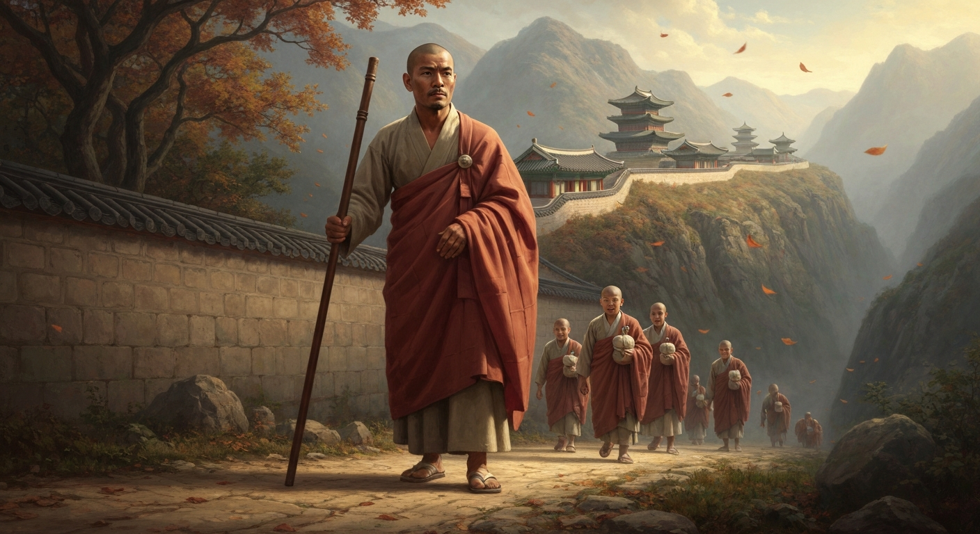 지눌은 부패한 절을 버리고 산으로 갔다