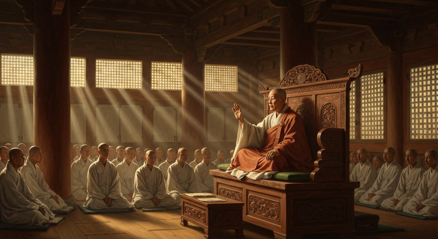 지눌은 원수처럼 싸우던 두 종파를 합쳤다