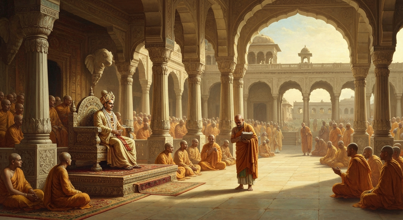 현장은 인도 황제의 만류를 뿌리치고 귀국했다