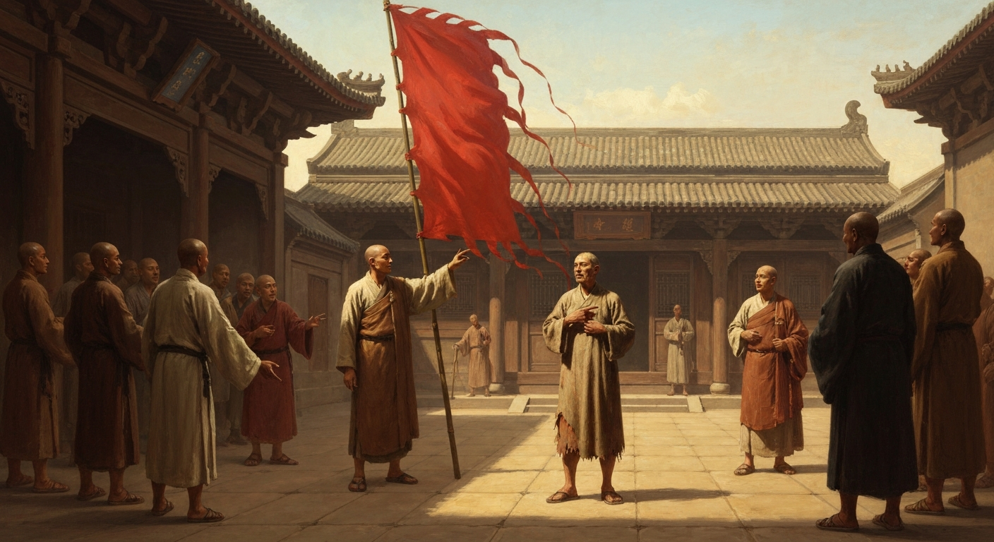 혜능은 바람도 깃발도 아니라고 말했다