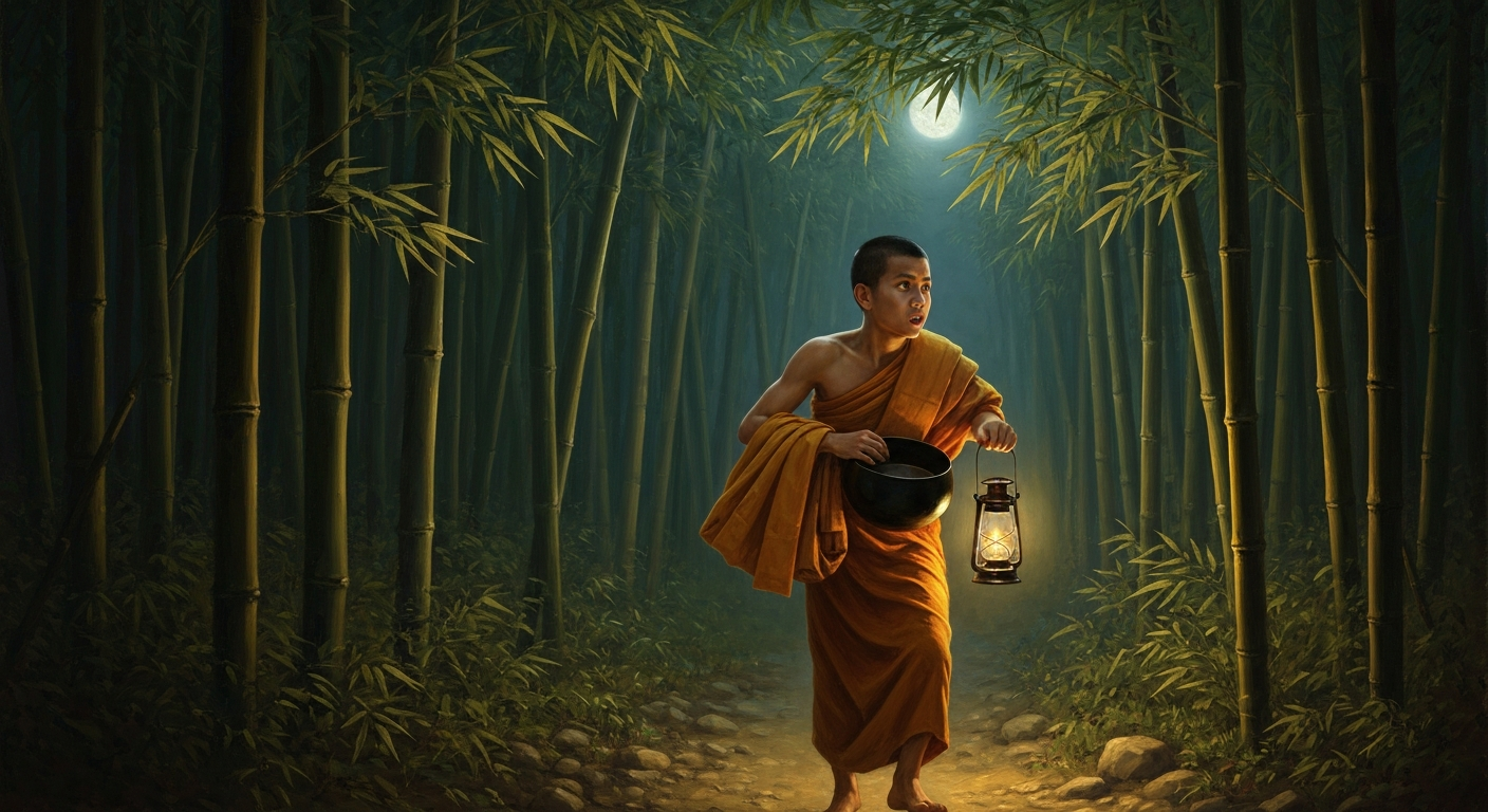 혜능은 가사를 받은 그날 밤 도망쳤다