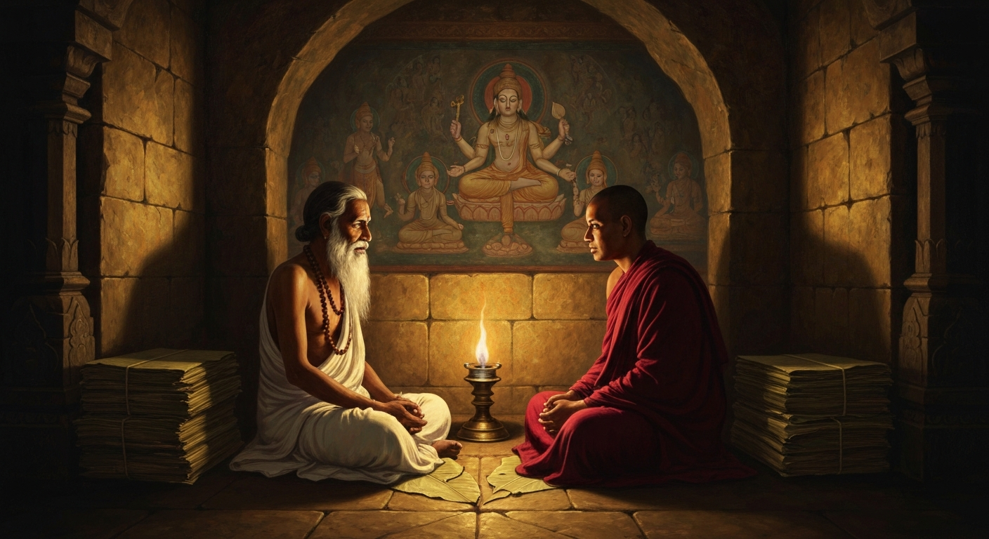 샹카라는 불교를 베꼈다는 비난을 받았다