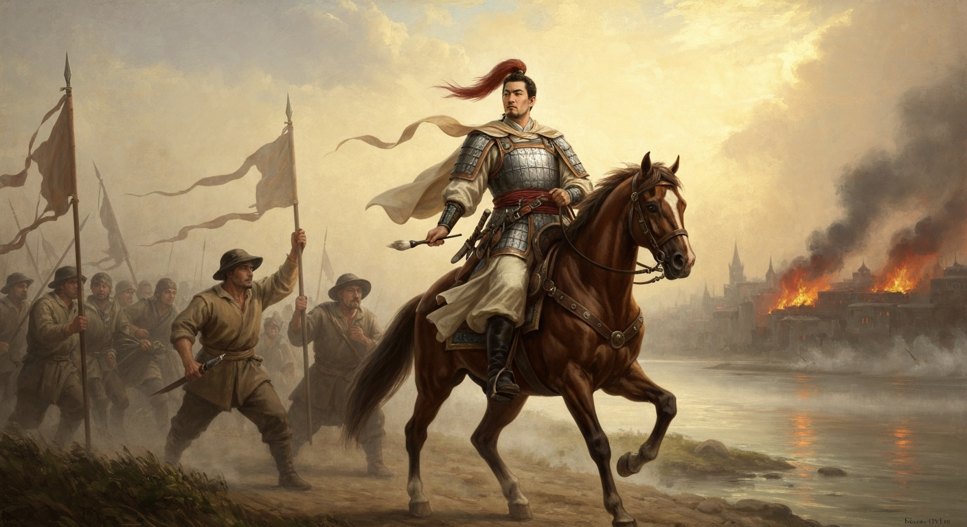 철학자가 35일 만에 황족의 반란을 진압했다