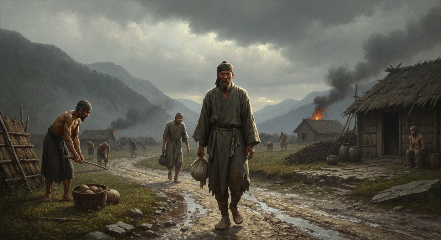 그는 10년간 전국을 떠돌다 빈손으로 돌아왔다